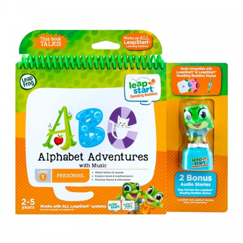 LeapFrog LeapStart Reading Buddies: ABC Alphabet Adventures with Music Book | 2-5 years